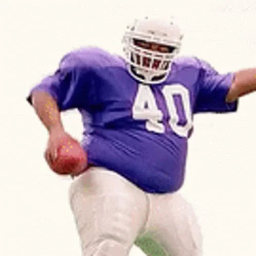 Athlete in custom team gear on game day